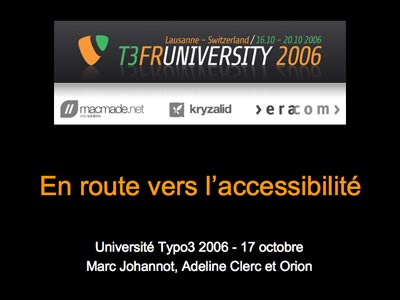 Conférence accessibilité